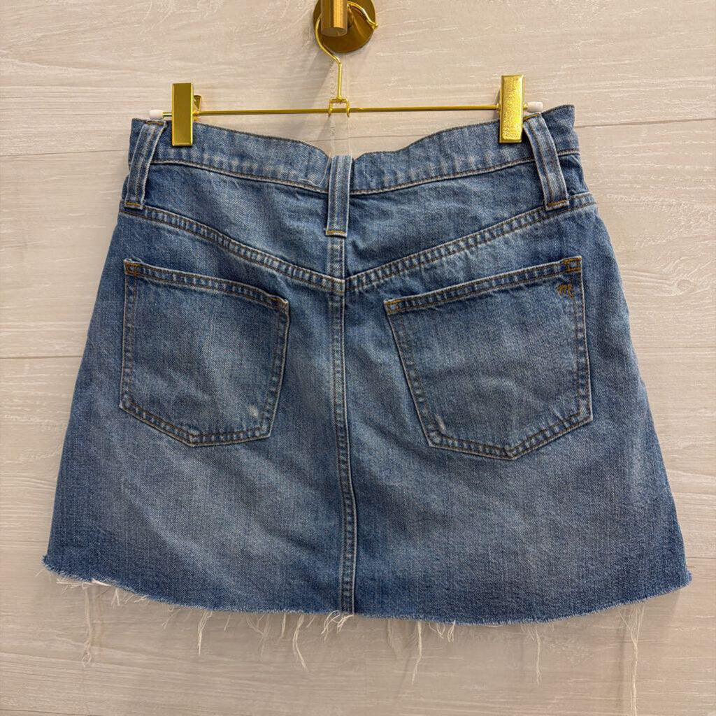 Madewell Medium Wash Denim Skirt 26