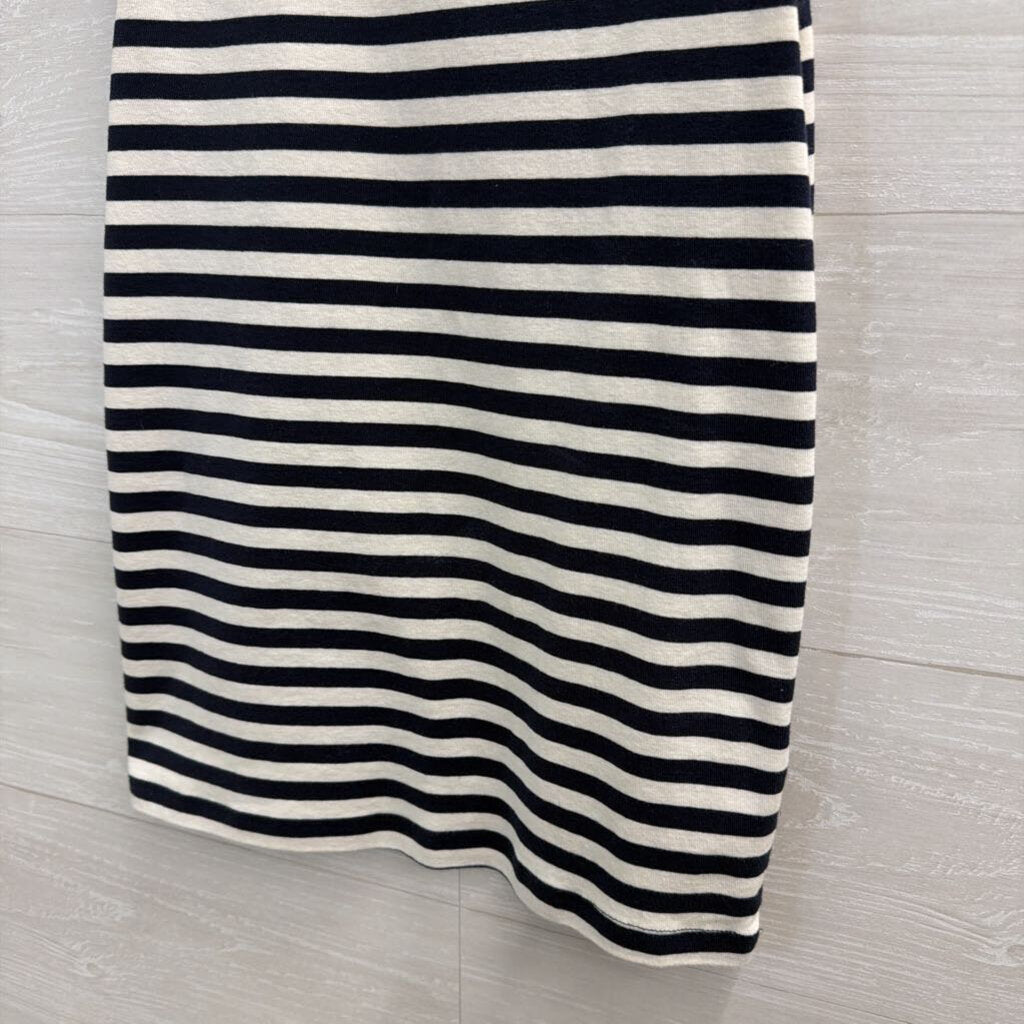 J Crew Navy/ White Striped Tank Top Medium