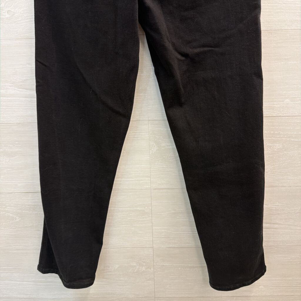 7 For All Mankind Black Skinny Jeans 28