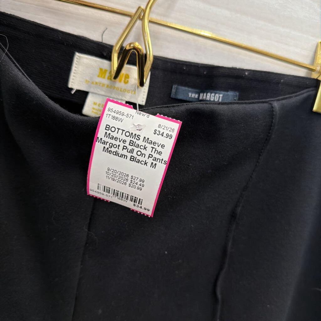 Maeve Black The Margot Pull On Pants Medium
