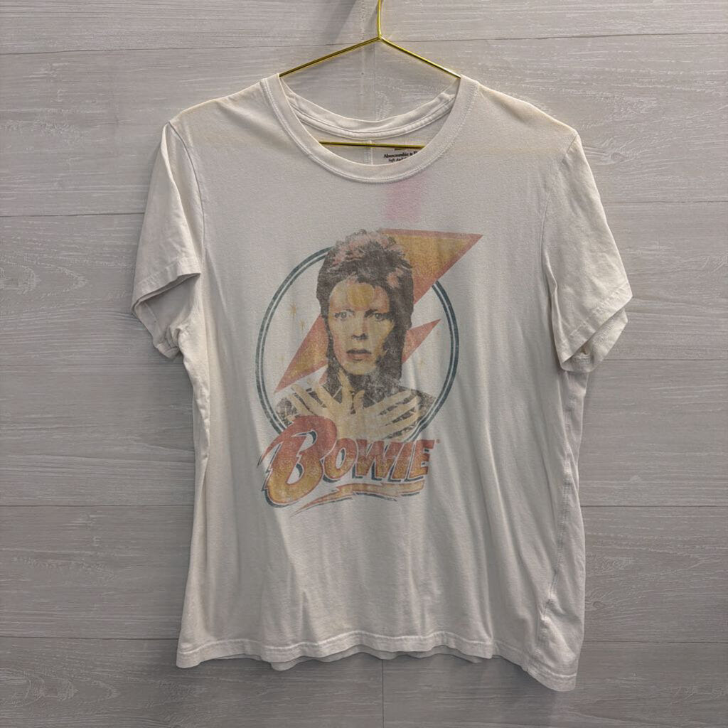 Abercrombie and Fitch Bowie Short Sleeve Graphic Tee Large