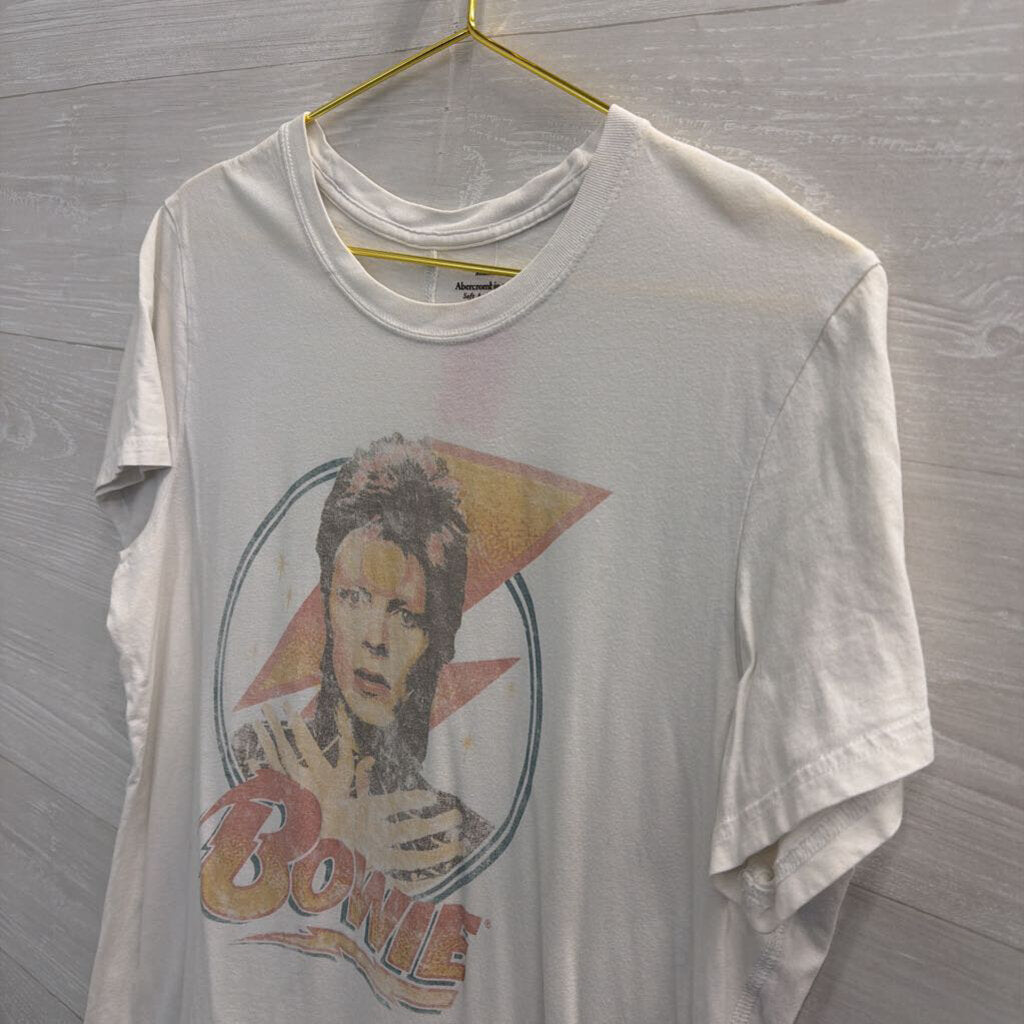 Abercrombie and Fitch Bowie Short Sleeve Graphic Tee Large