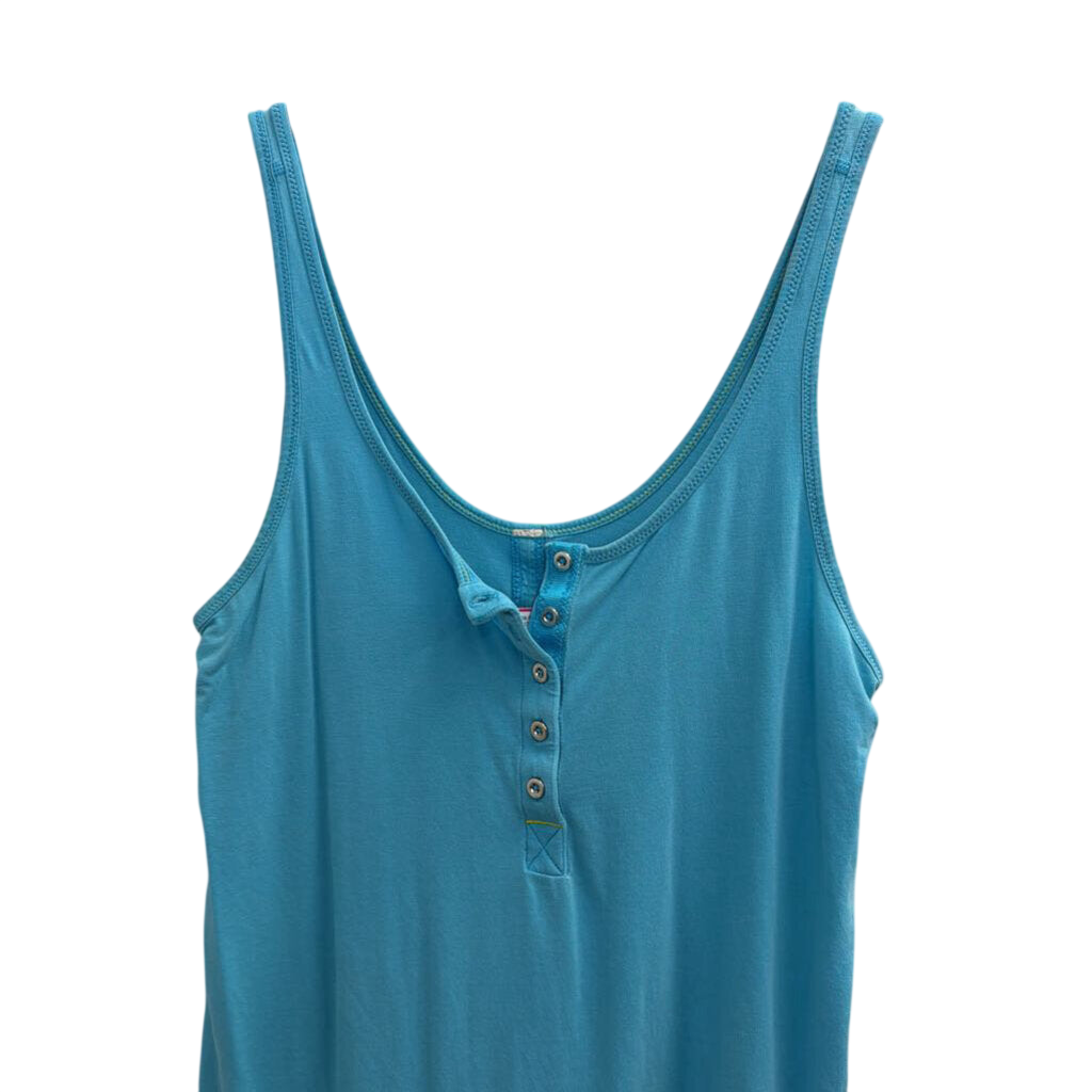 Lululemon Blue Henley Tank Top Medium