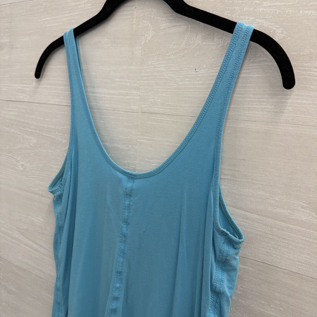 Lululemon Blue Henley Tank Top Medium