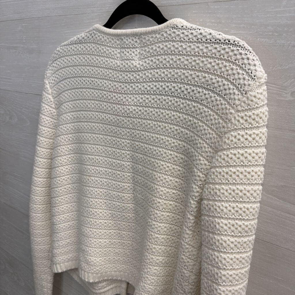 Joie Textured Knit Button Up Cardigan Large