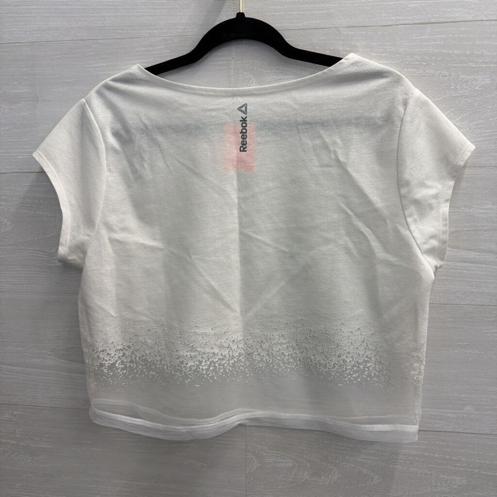 Reebok Burn Out Crop Top Medium