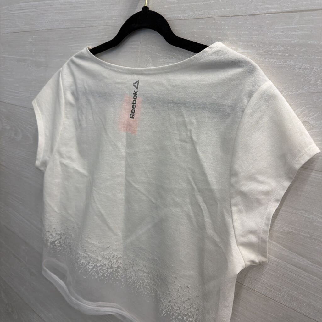 Reebok Burn Out Crop Top Medium