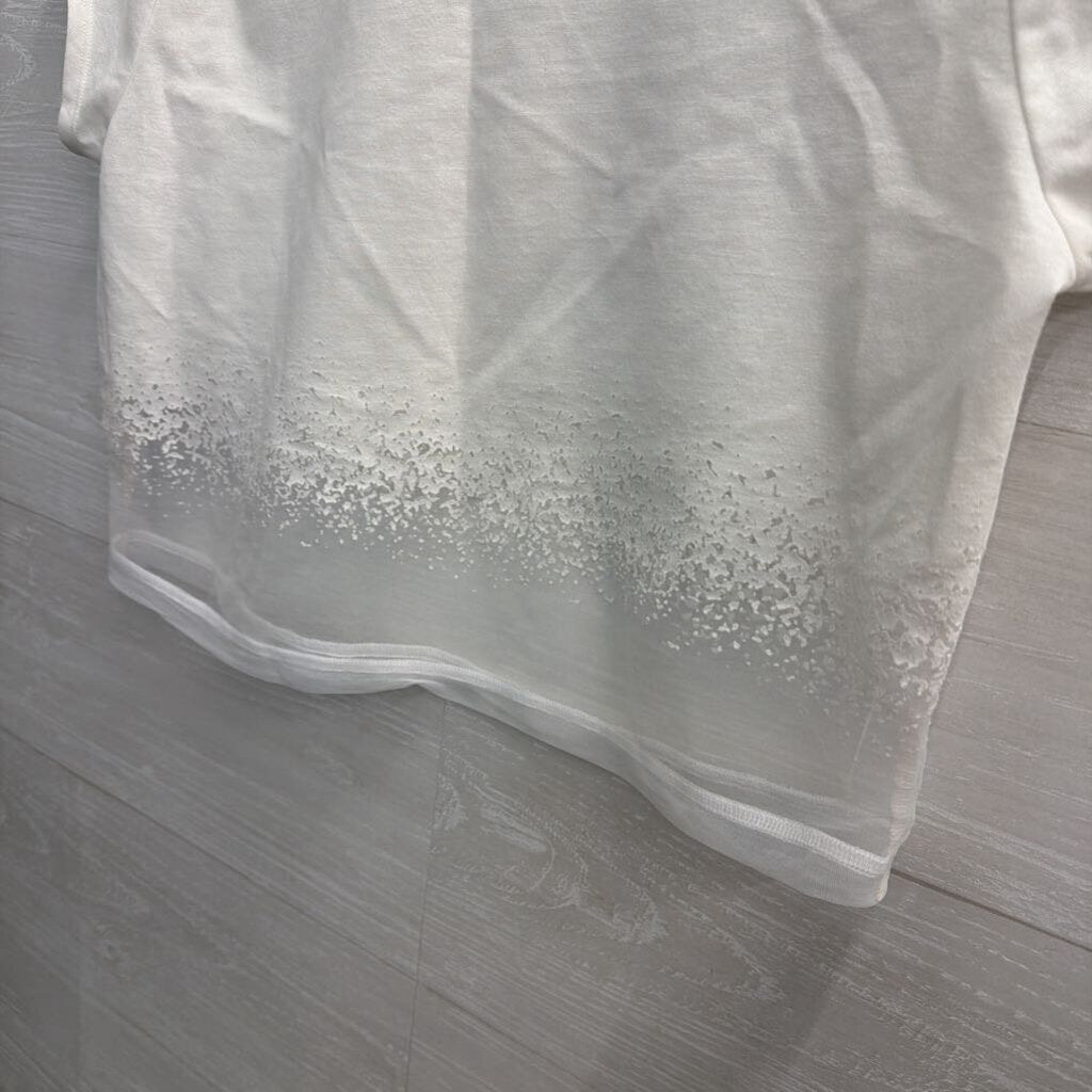 Reebok Burn Out Crop Top Medium