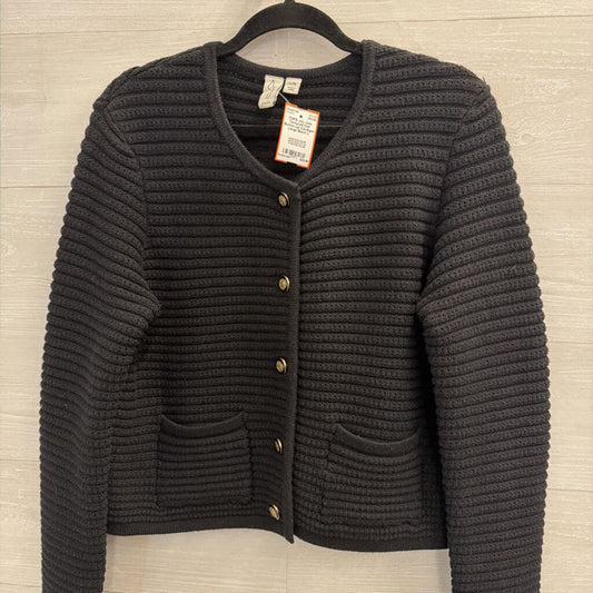 Joie Textured Knit Button Up Cardigan Large