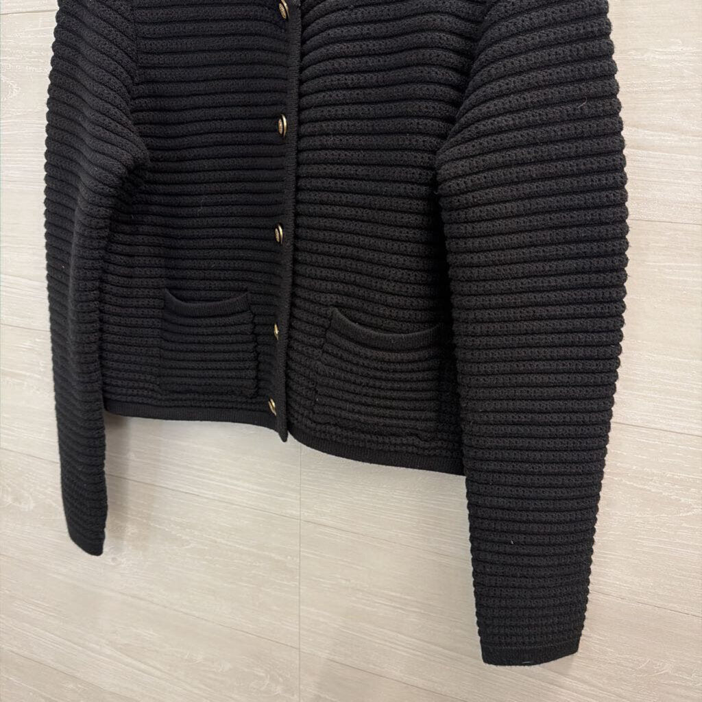 Joie Textured Knit Button Up Cardigan Large