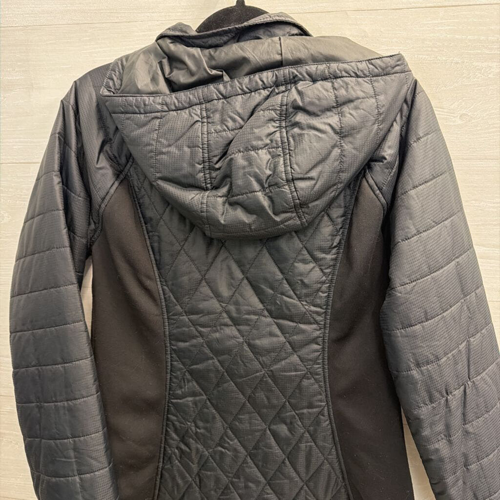 Eddie Bauer Black Quilted Jacket Medium