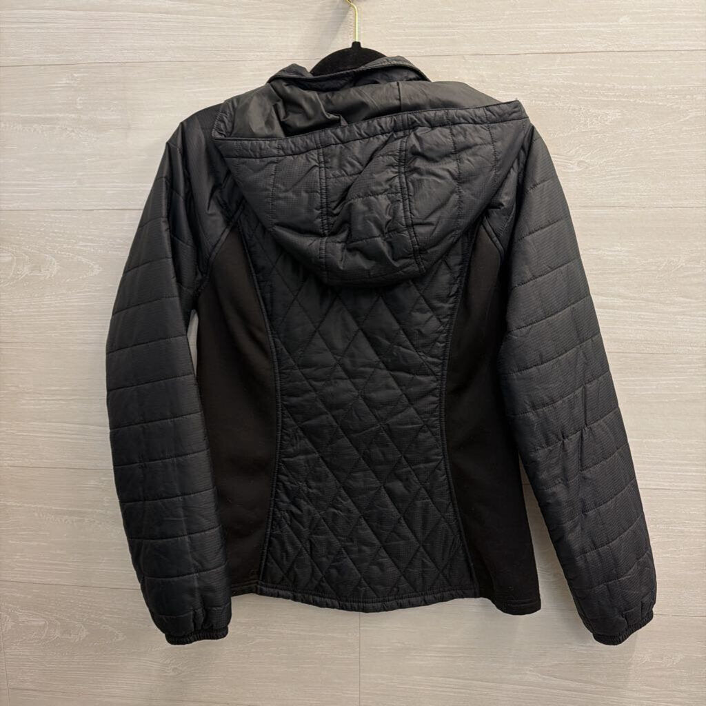 Eddie Bauer Black Quilted Jacket Medium