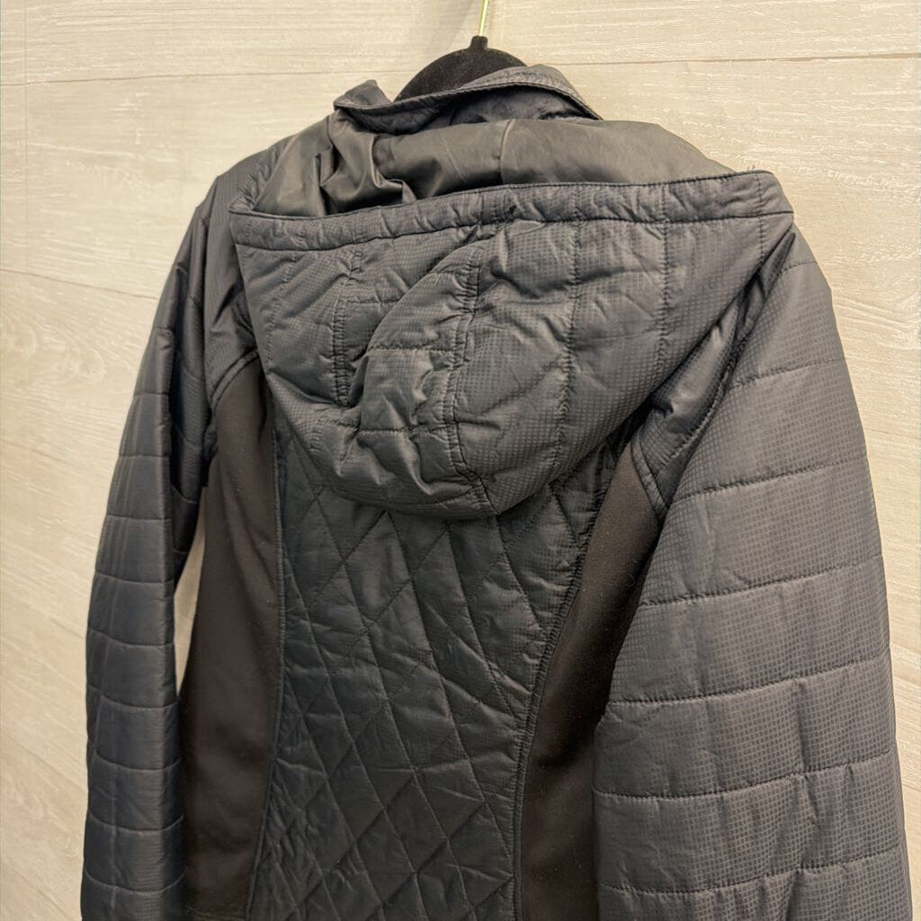 Eddie Bauer Black Quilted Jacket Medium