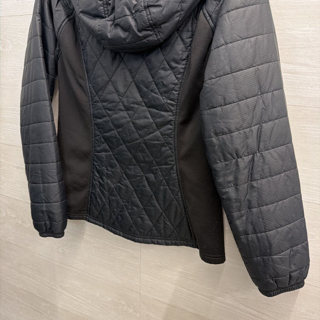 Eddie Bauer Black Quilted Jacket Medium