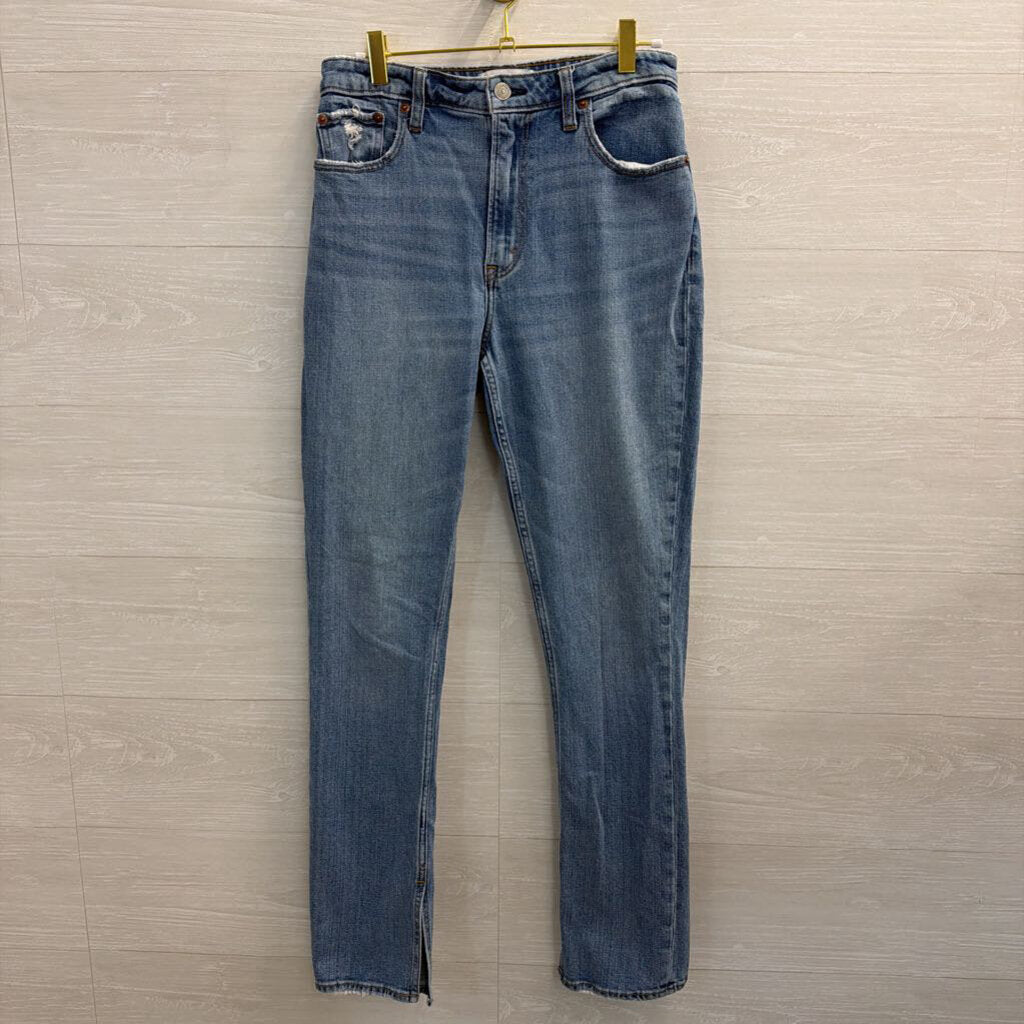 Abercrombie and Fitch Light Wash The Skinny High Rise Jeans 28