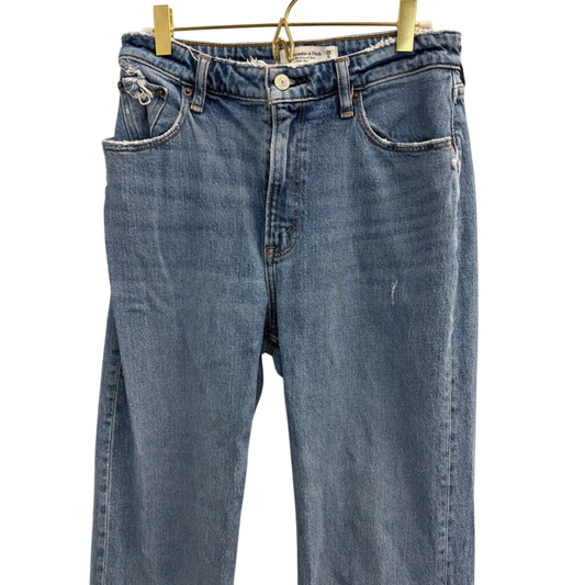 Abercrombie and Fitch Medium Wash The 90s Relaxed High Rise Jeans 28 Long