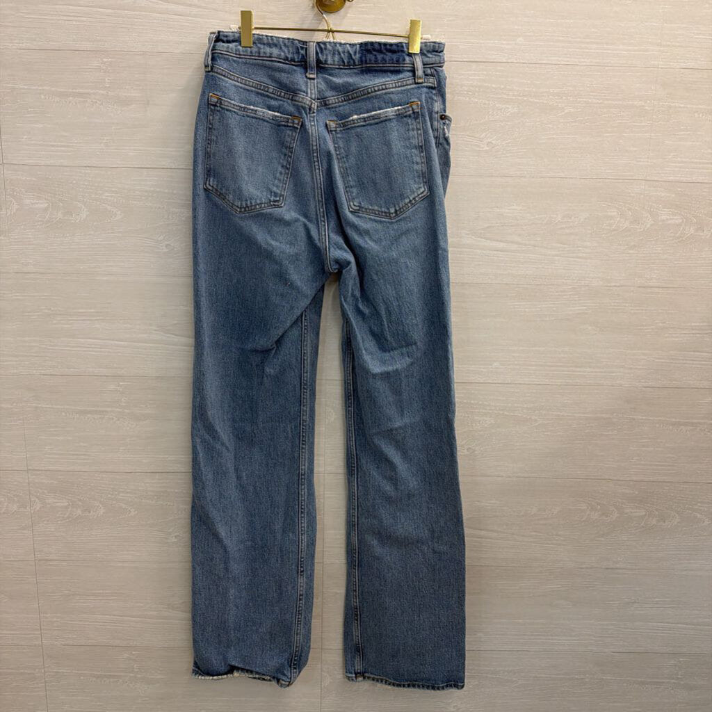 Abercrombie and Fitch Medium Wash The 90s Relaxed High Rise Jeans 28 Long