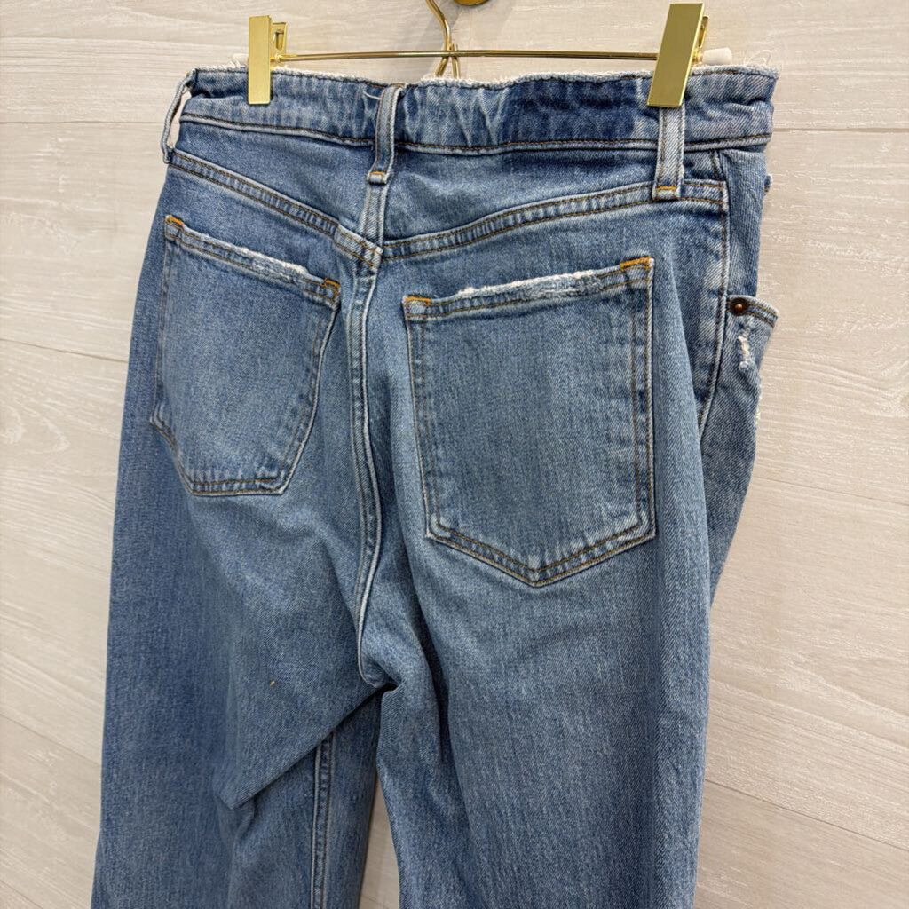Abercrombie and Fitch Medium Wash The 90s Relaxed High Rise Jeans 28 Long