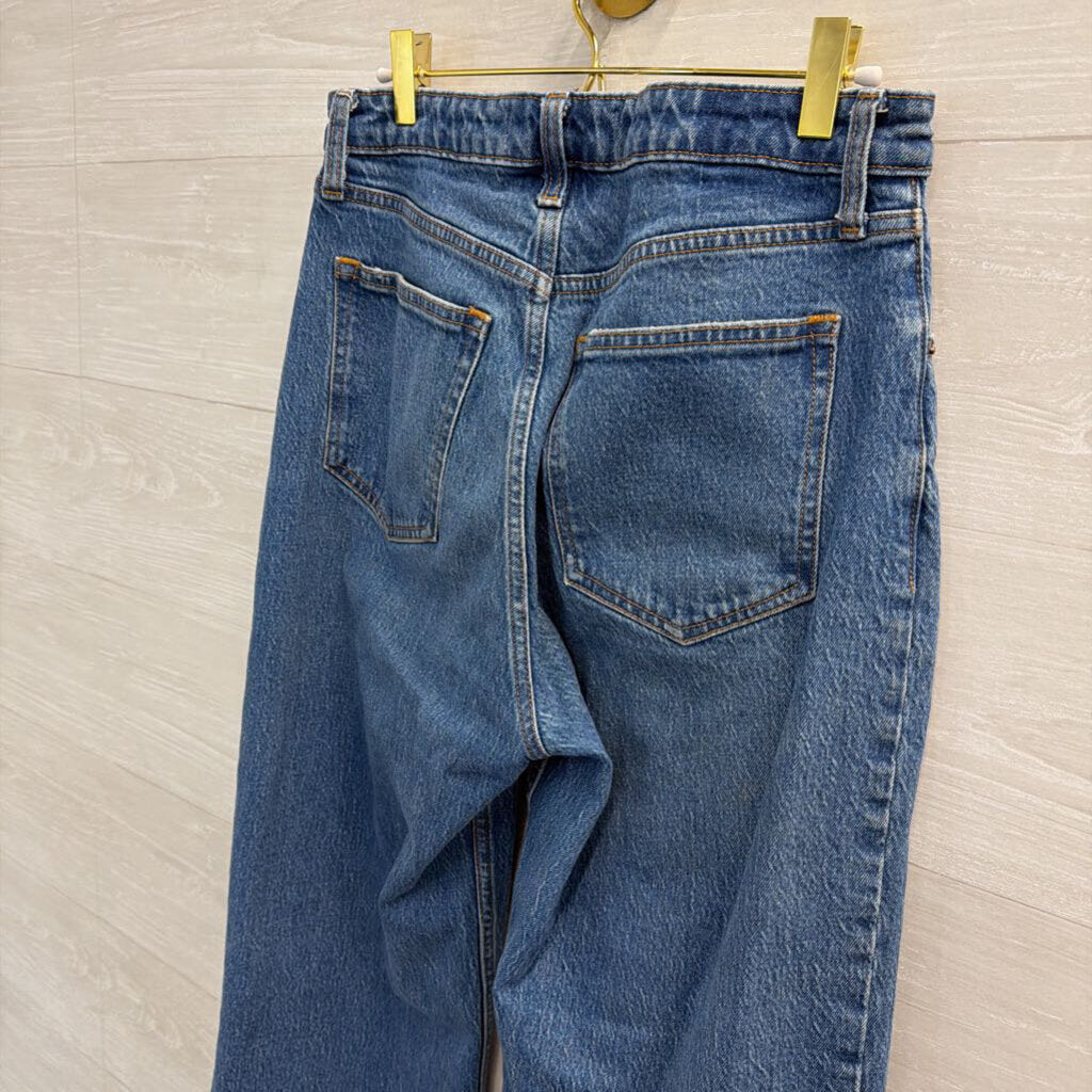 Abercrombie and Fitch Medium Wash The 90s Relaxed High Rise Jeans 29 Long