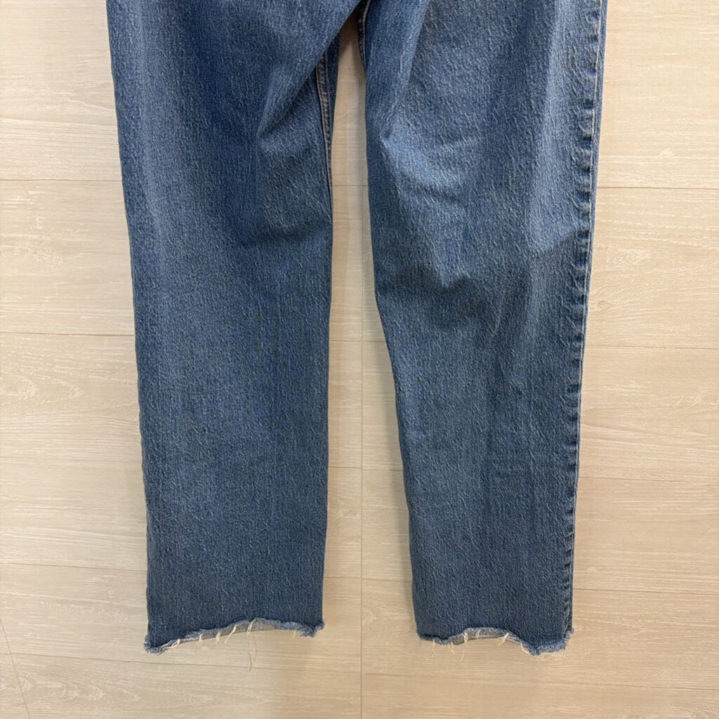 Abercrombie and Fitch Medium Wash The 90s Relaxed High Rise Jeans 29 Long
