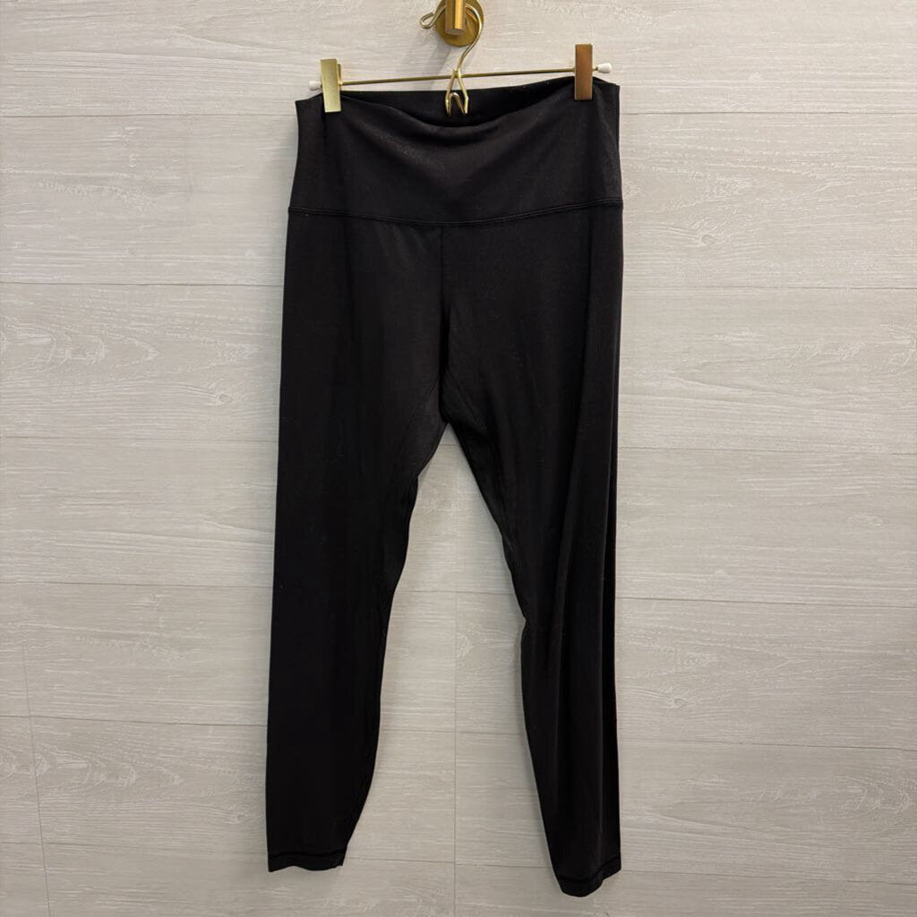 Lululemon Black Sheen Leggings 8