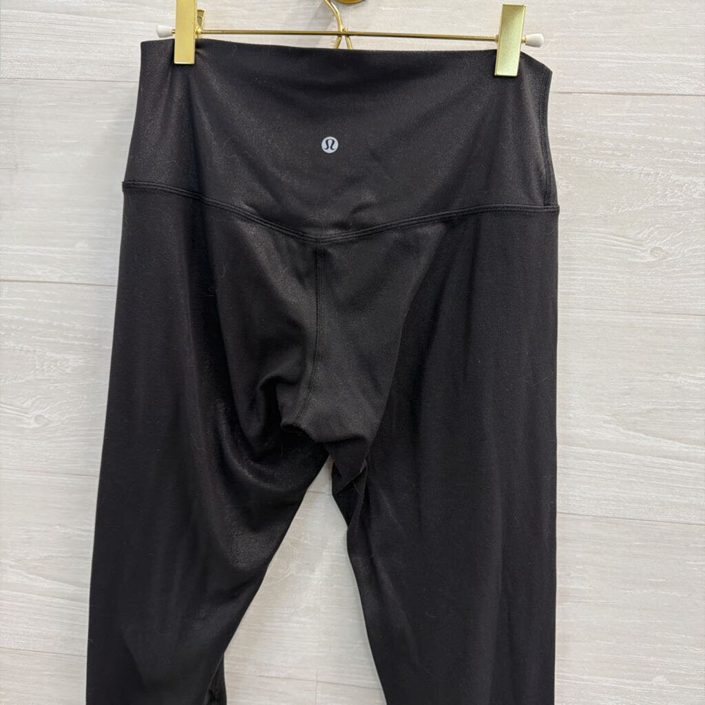Lululemon Black Sheen Leggings 8