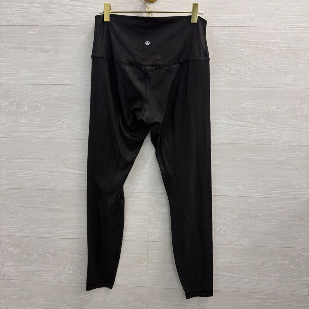 Lululemon Black Sheen Leggings 8