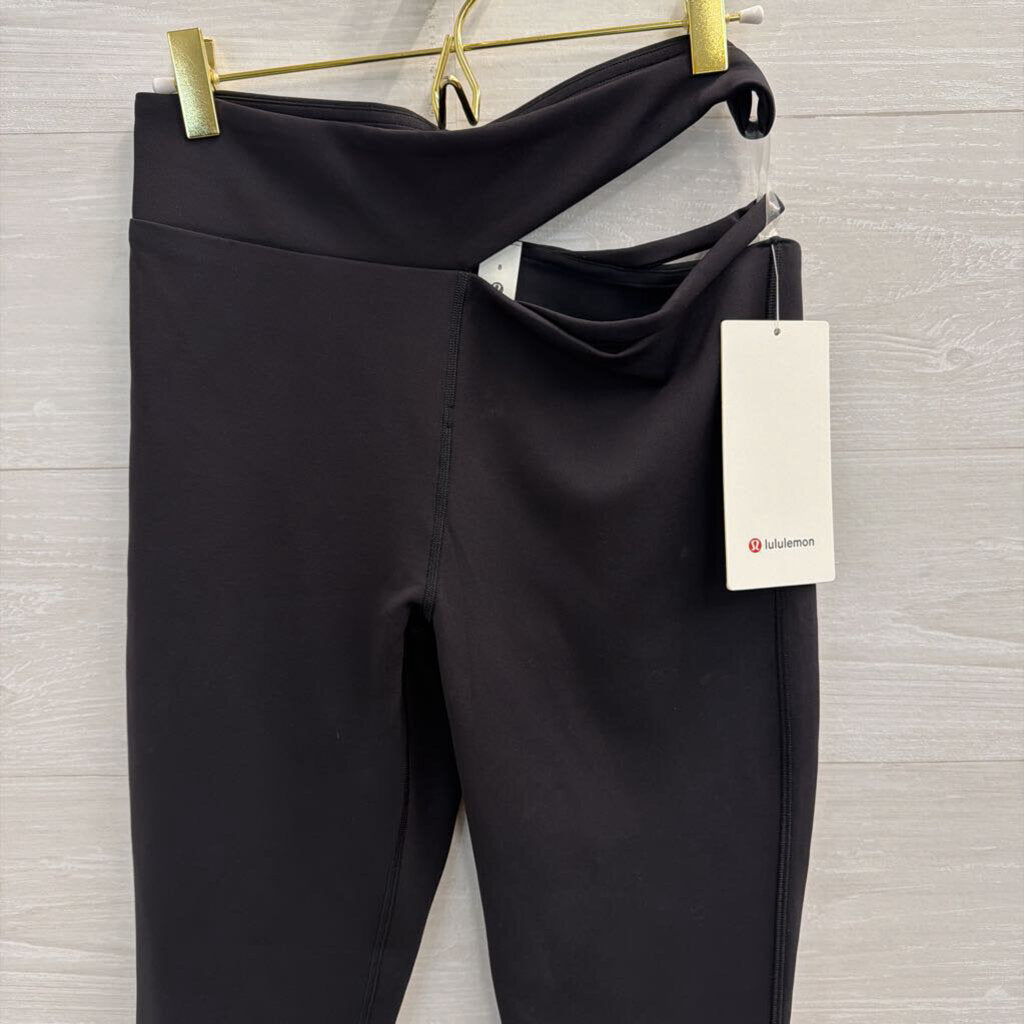 Lululemon Black Cut Out Side Leggings 8