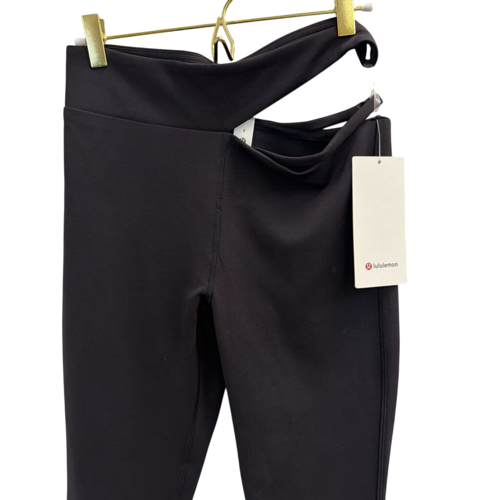 Lululemon Black Cut Out Side Leggings 8