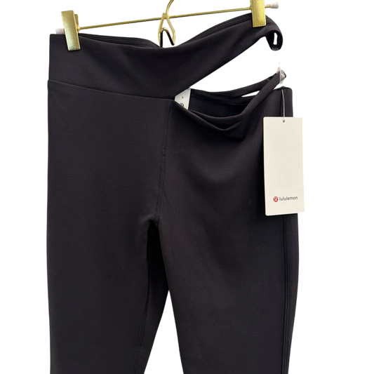 Lululemon Black Cut Out Side Leggings 8