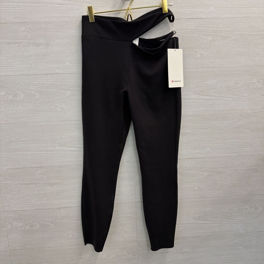 Lululemon Black Cut Out Side Leggings 8