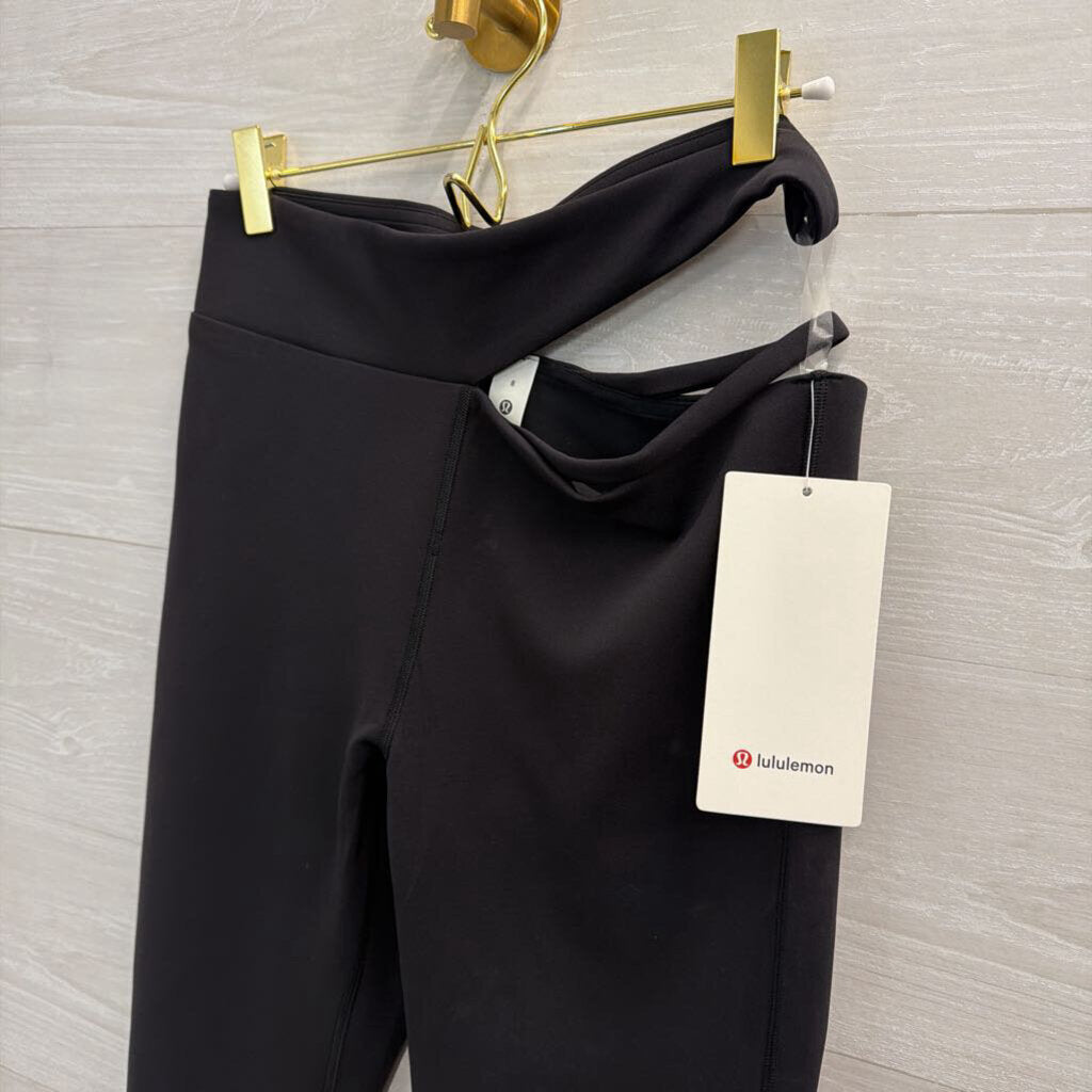 Lululemon Black Cut Out Side Leggings 8