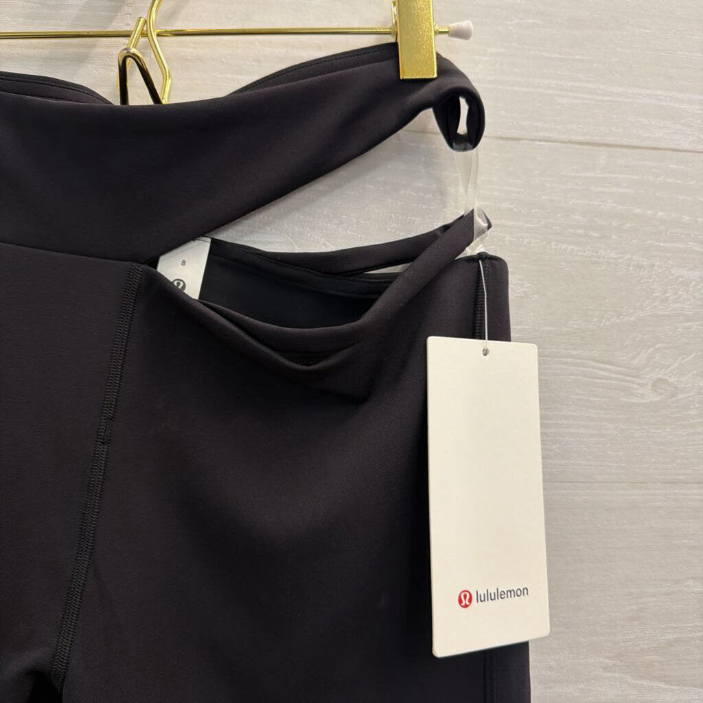 Lululemon Black Cut Out Side Leggings 8