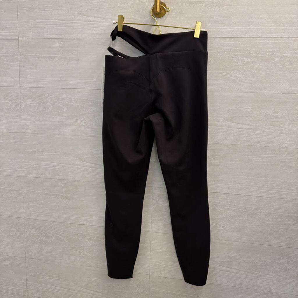 Lululemon Black Cut Out Side Leggings 8