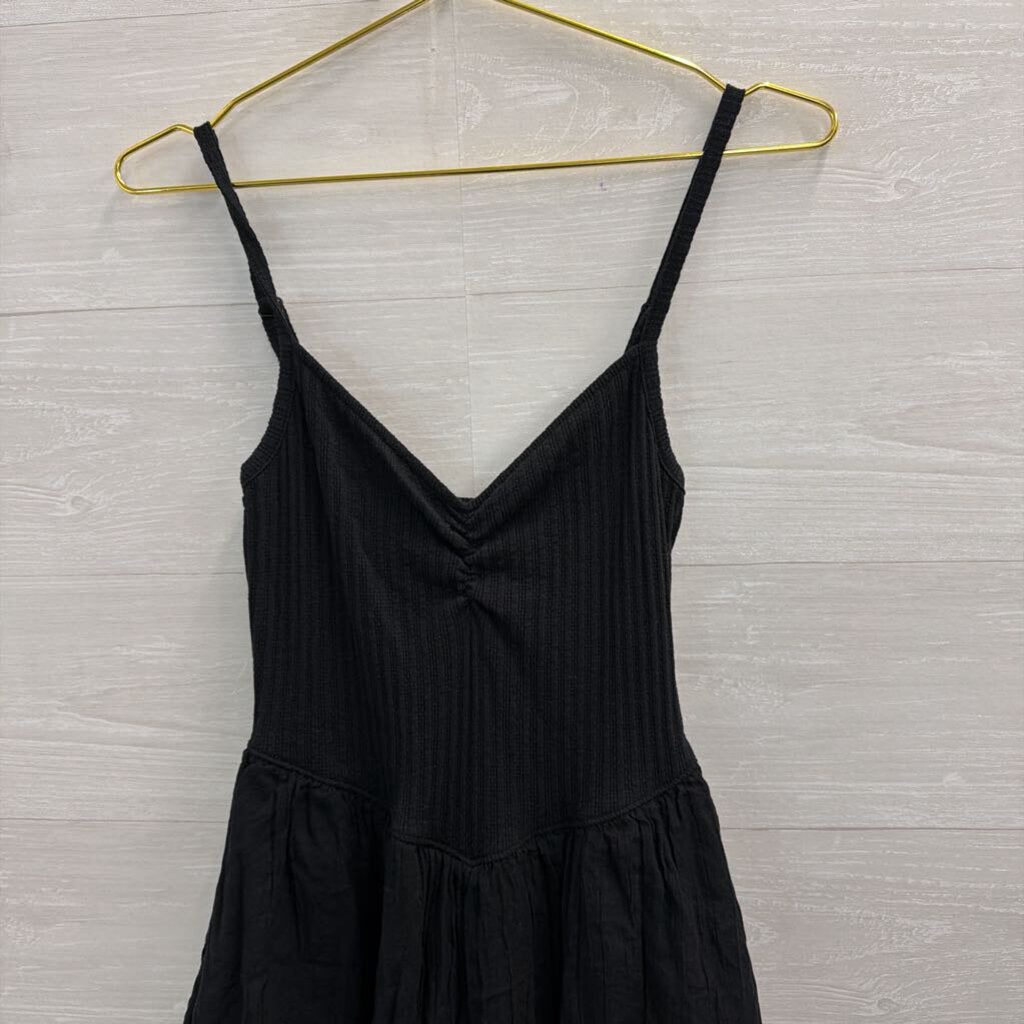 Aerie Black Sleeveless Mini Dress Medium