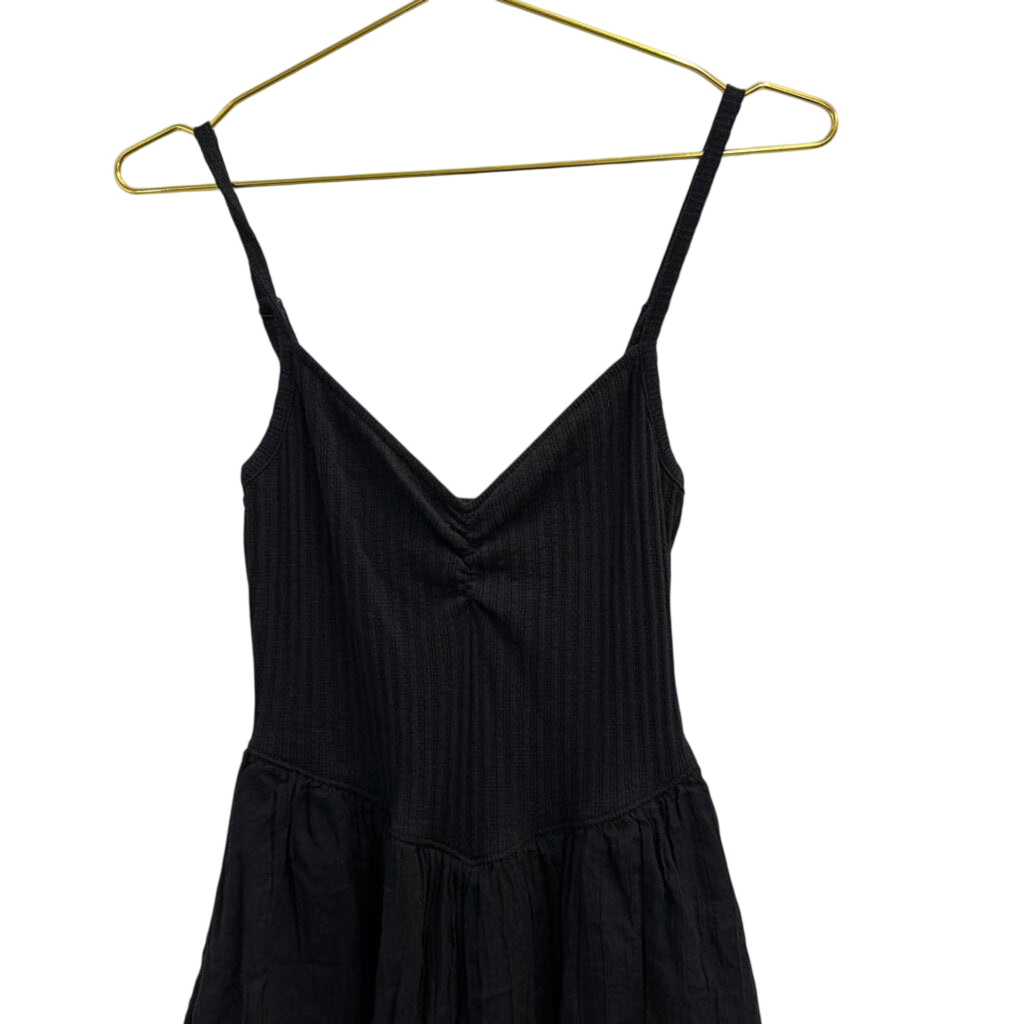 Aerie Black Sleeveless Mini Dress Medium