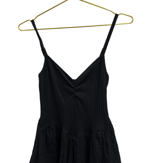Aerie Black Sleeveless Mini Dress Medium