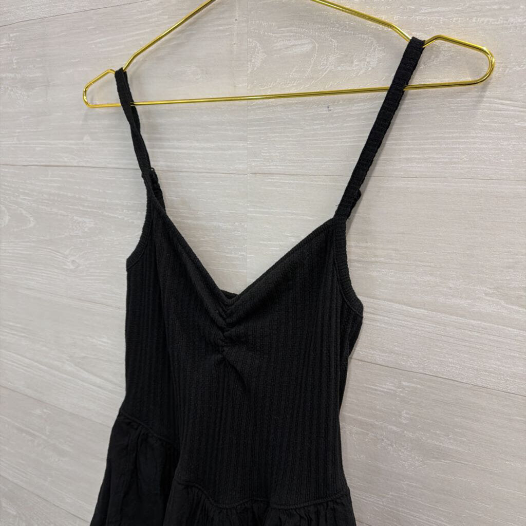 Aerie Black Sleeveless Mini Dress Medium