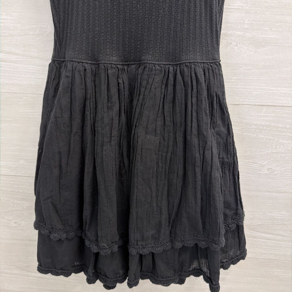 Aerie Black Sleeveless Mini Dress Medium