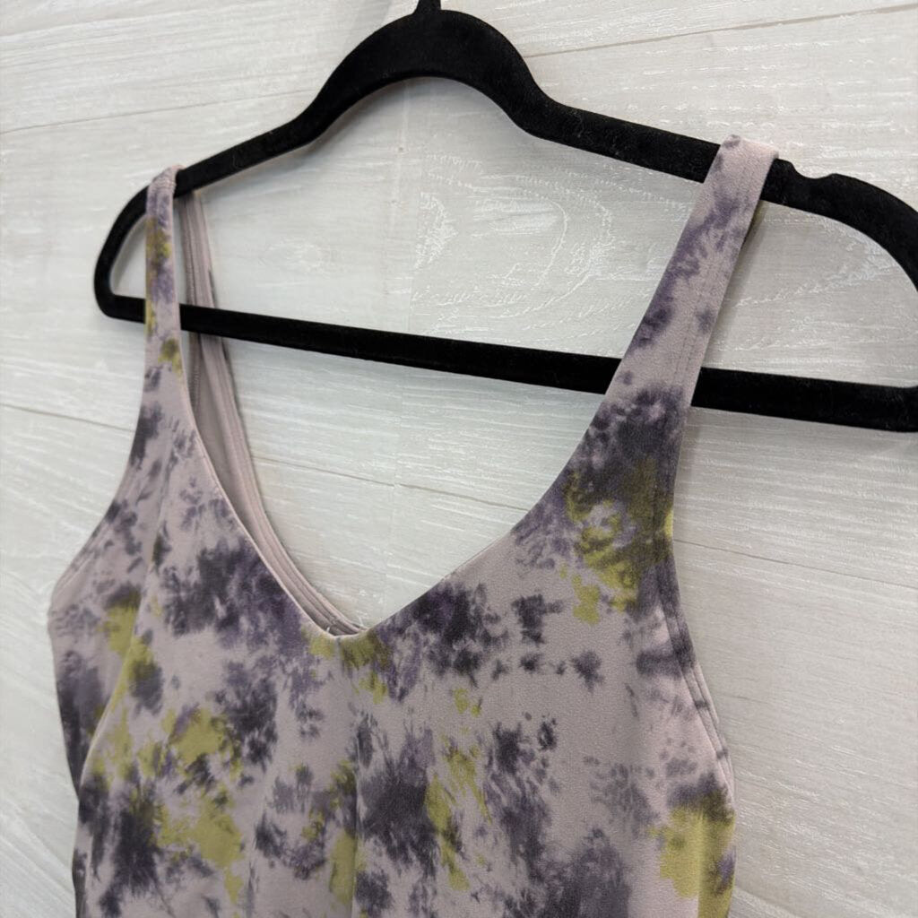 Lululemon Purple Print Cropped Tank Top 12