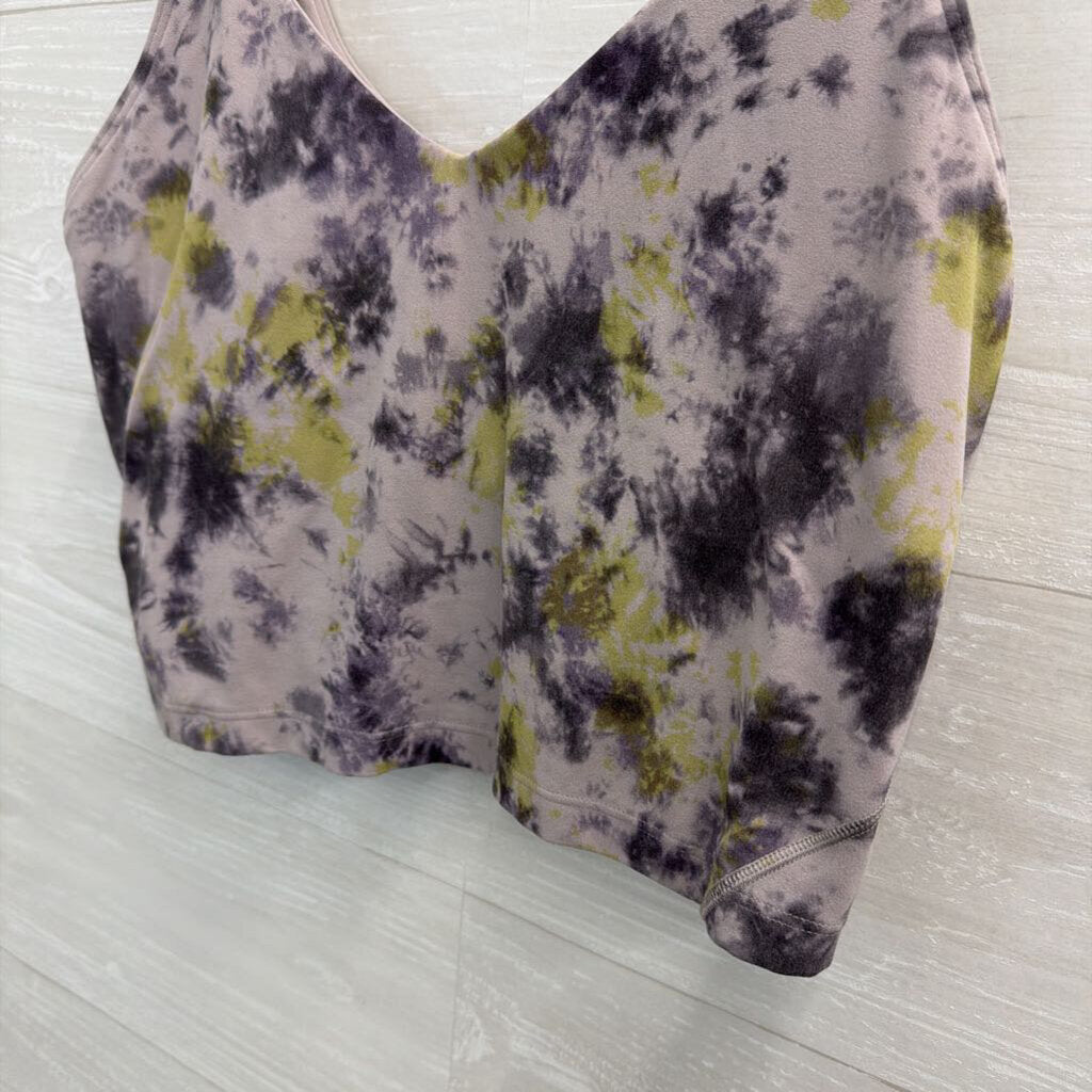 Lululemon Purple Print Cropped Tank Top 12