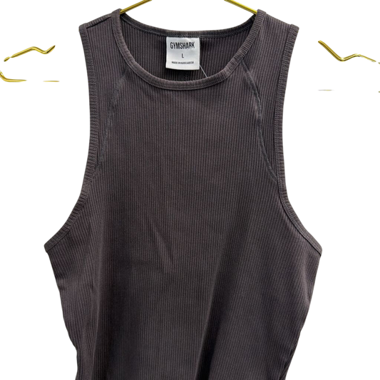 Gym Shark Ribbed Midi Tank Large