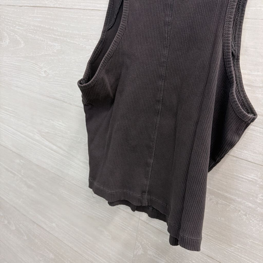 Gym Shark Ribbed Midi Tank Large