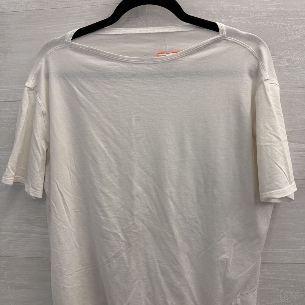 Lululemon White Short Sleeve Athletic Top Medium