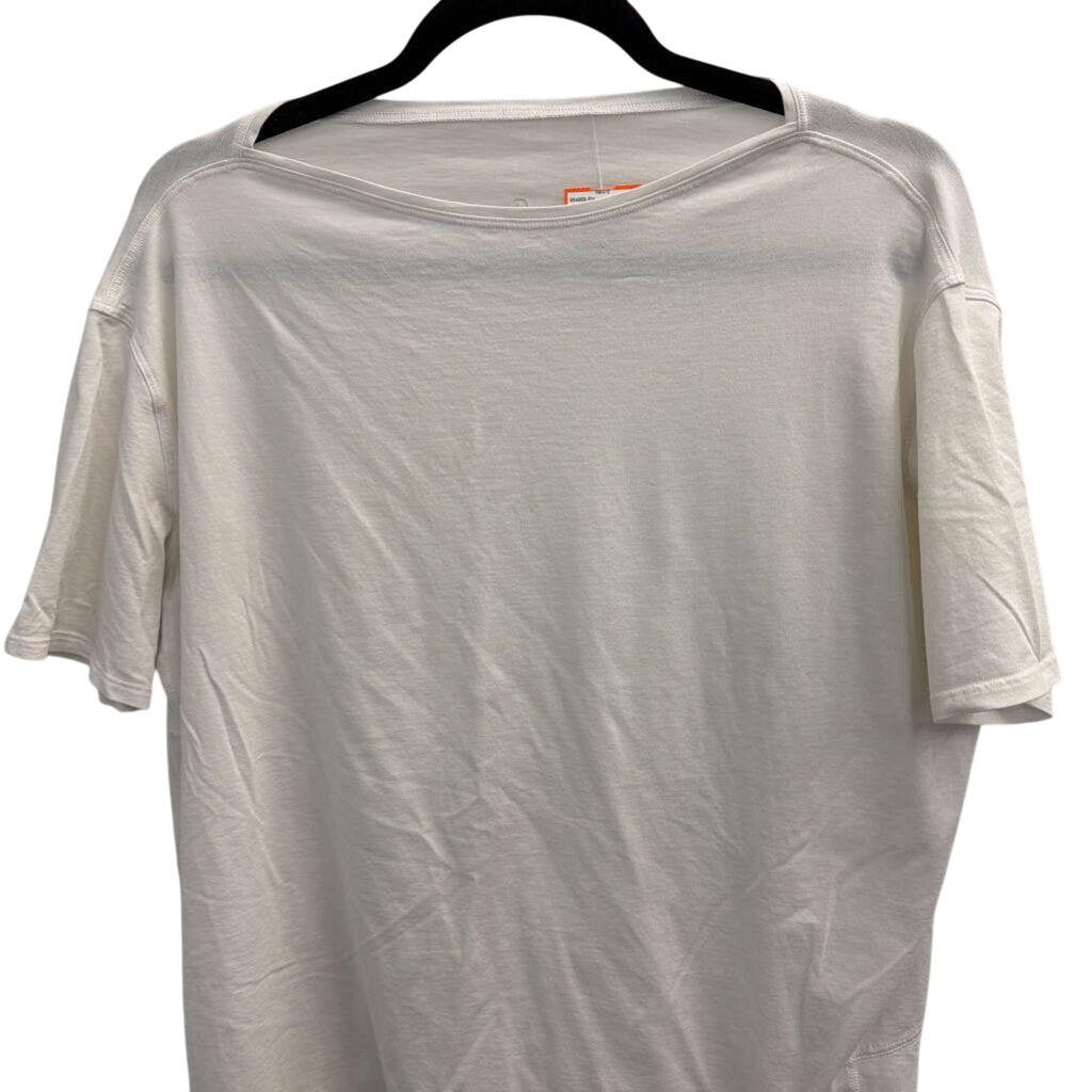 Lululemon White Short Sleeve Athletic Top Medium