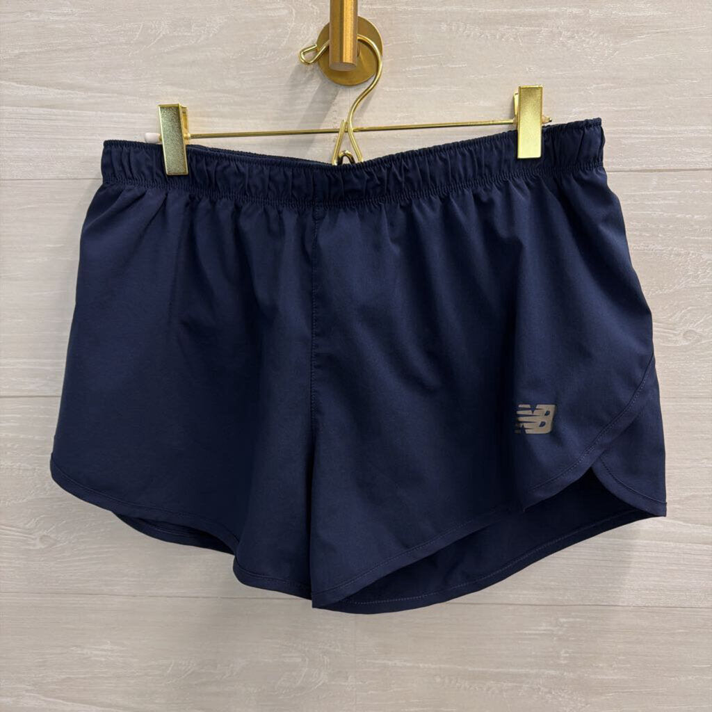 New Balance Navy Athletic Shorts Medium