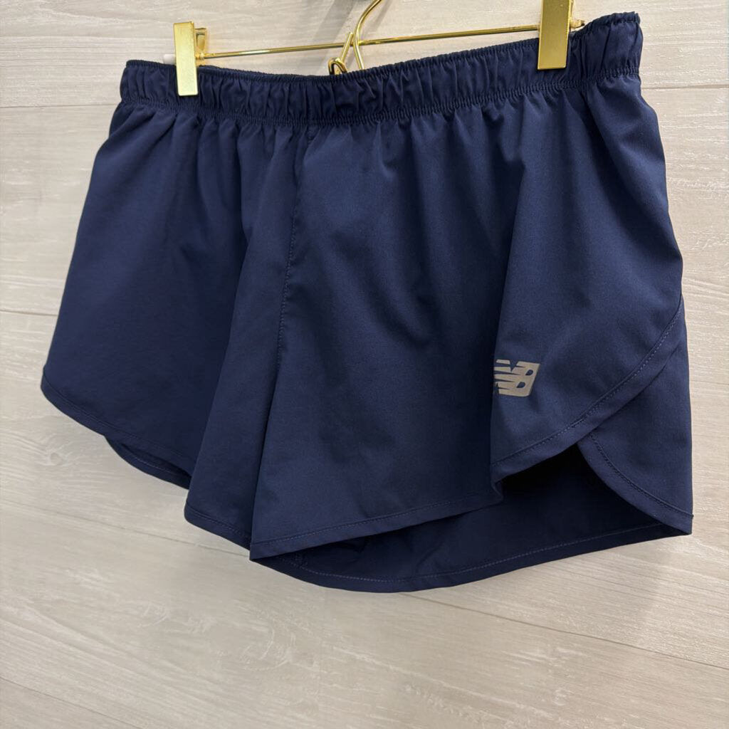 New Balance Navy Athletic Shorts Medium