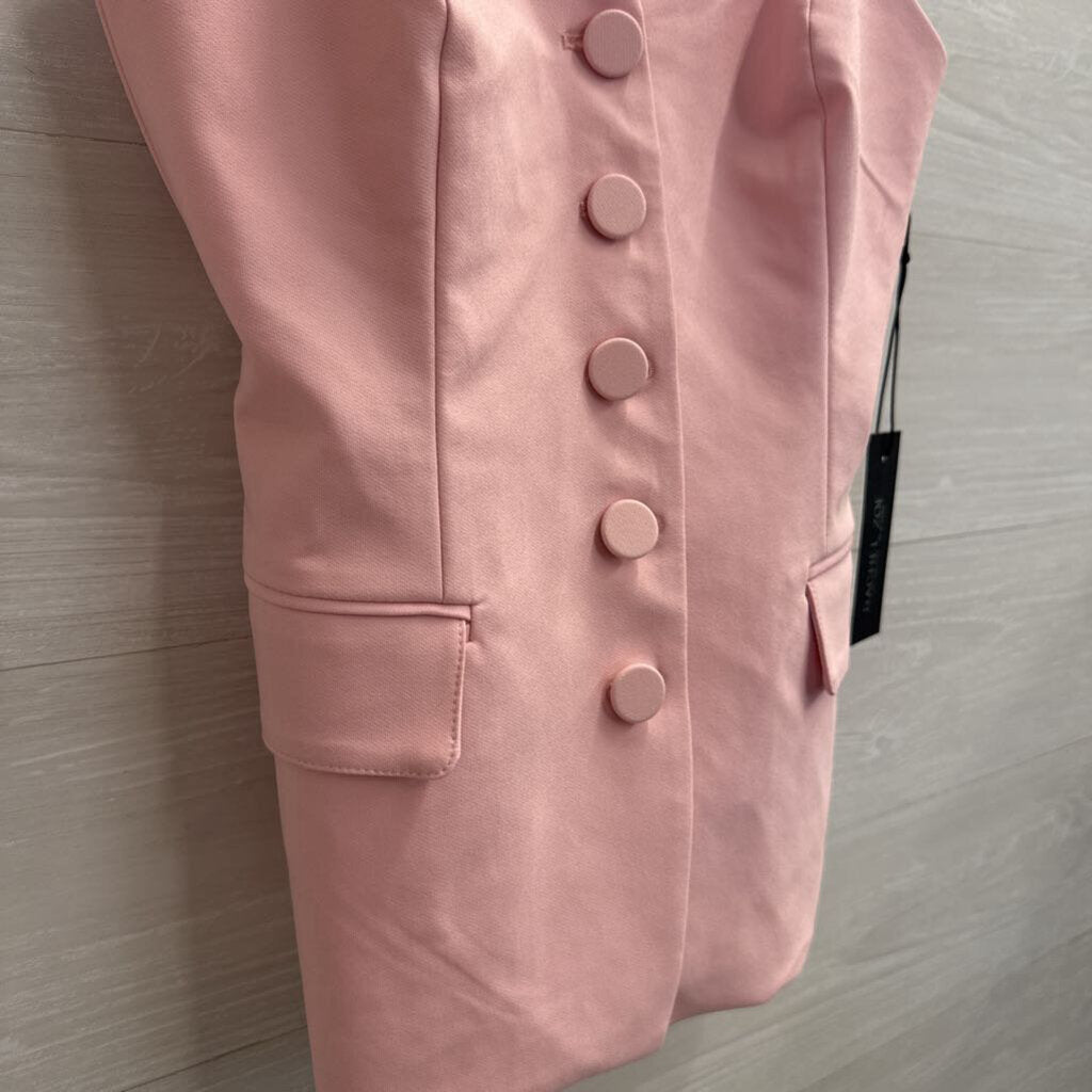 Rachel Zoe Pink Button Front Sleeveless Top Small