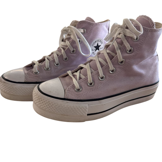 Converse All Star Purple Lift Platform High Top Sneakers 6