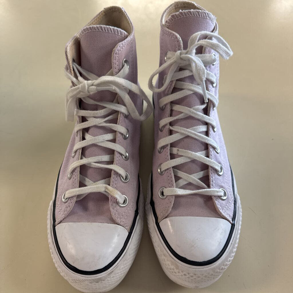 Converse All Star Purple Lift Platform High Top Sneakers 6